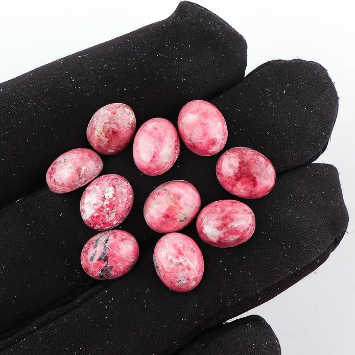 10pcs, Natural Gemstone Cabochon, Wholesale Assorted Flatback Crystals - Image 4