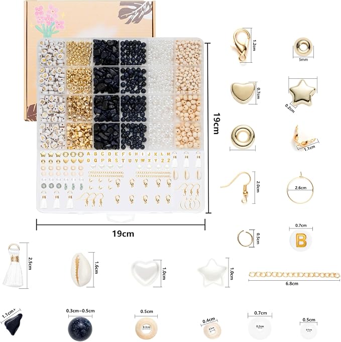 Xylise Jewelry Making Supplies Kit Natural Stone Beads - Image 3