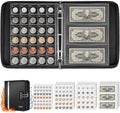Coin Collection Book Holder for Collectors, 484 Pockets Fireproof Coin by YTONET