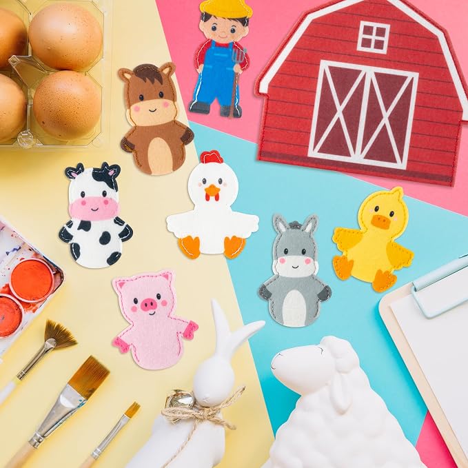 COcnny Farm Animal Finger Puppets - Image 4