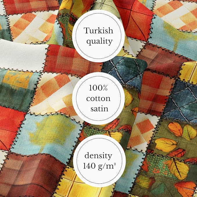 100% Cotton Fabric by the Yard – Turkish Quality Quilting & Sewing Fabric - Image 6