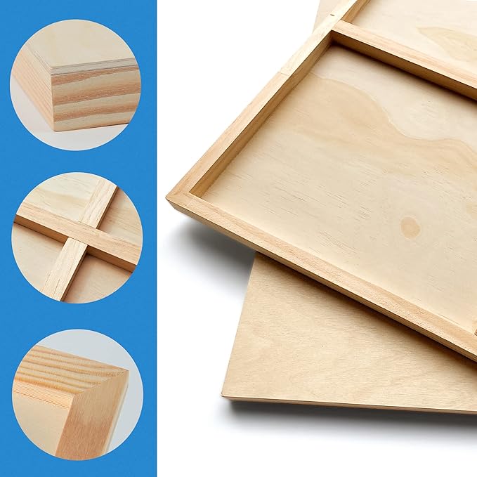 Falling in Art 2 Pack 24x30 Unfinished Birch Wood Panels Kit - Image 5