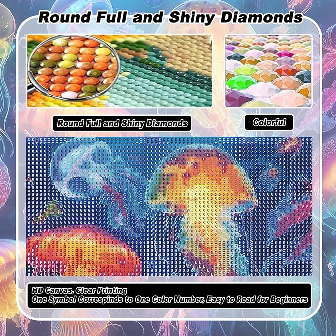 VeGuude Jellyfish Diamond Art Kits - Image 8