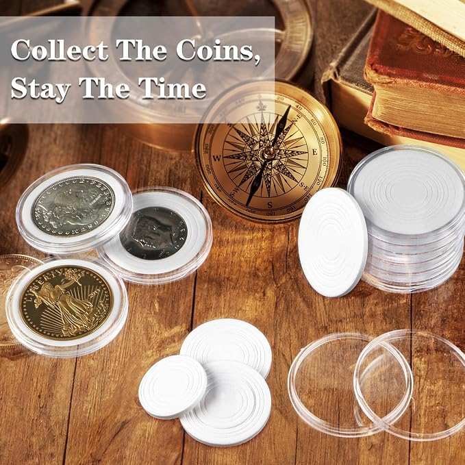 63PCS Silver Dollar Coin Holder, Coin Holders - Image 7