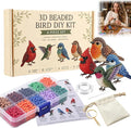 Kanroadi 3D Beaded Animal Kit, Beaded Animal Kit, Cute Animal Beading Craft Set by Kanroadi