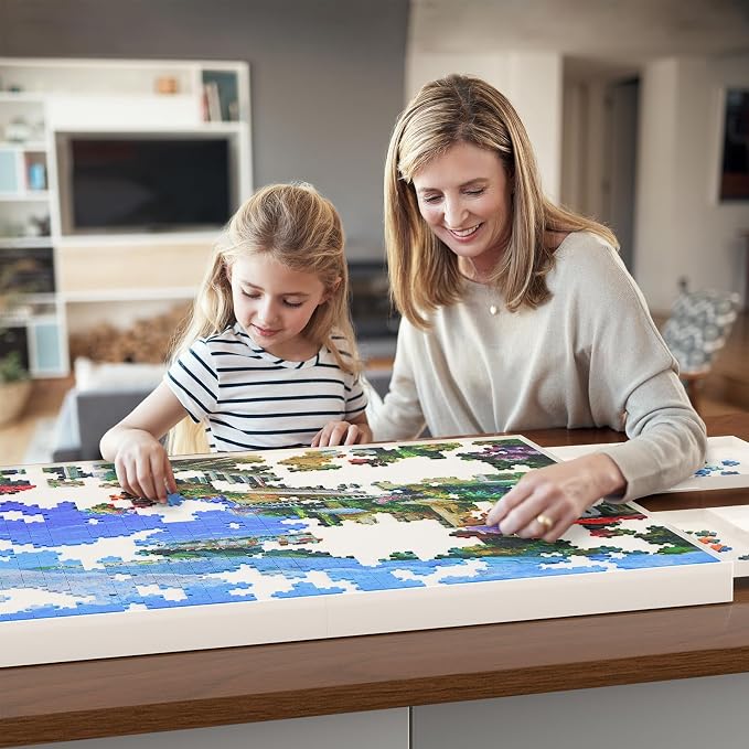 1500 Pieces Puzzle Board with Drawers and Cover - Image 7