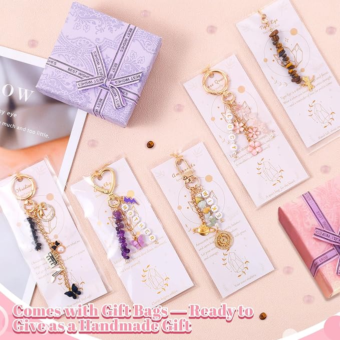 TOHONGADON 907 Pcs Lip Gloss Charms, Keychain Making Kit, Bag Charm Kit - Image 6