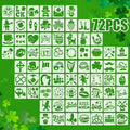 72 Pcs St Patricks Day Stencils by atydkug