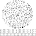 Modacraft 254 Pcs Silver Charms by Modacraft