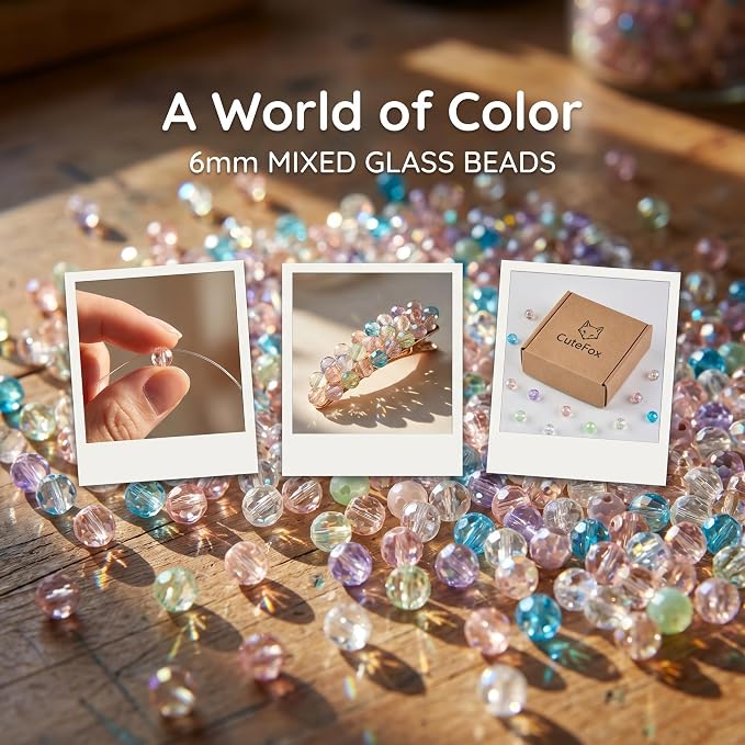 Premium Austrian Glass Beads, Mix Assorted Glass Beads - Image 5