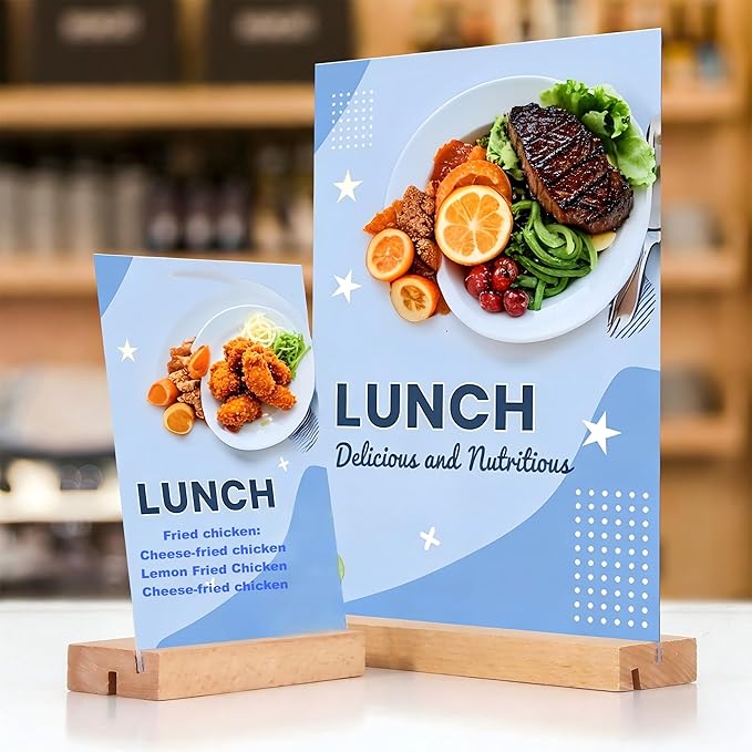 TONICE 8.5 x 11 Acrylic Sign Holder - Image 3