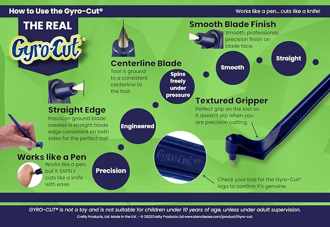 Gyro-Cut Original – Safe & Precise Craft Cutting Tool - Image 6