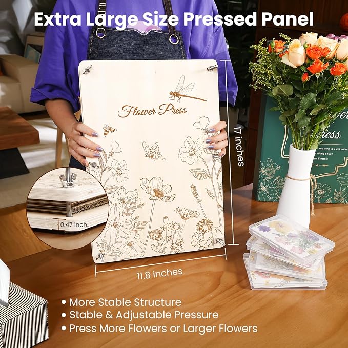 Aboofx Extra Large Flower Press Kit - Image 2
