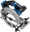 Dong Cheng 20V Max Circular Saw 7-1/4-Inch Cordless Circular Saw with Dust Collection Adaptor and Guide, Tool Only