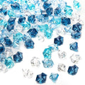 DomeStar 150PCS Assorted Blue Fake Ice Rocks Vase Fillers, Aquarium Gravels by DOMESTAR
