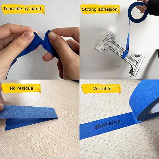 Premium Blue Tapes, Painters Tape, Masking Tape, Medium Adhesion, Packing - Image 3