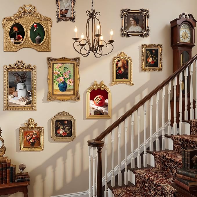 Wonderjune 15 Pcs Vintage Picture Frames Set - Image 6