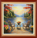 Foxhool Stamped Cross Stitch Kits, 11CT Printed Cross Stitch Pattern Full by FoxhoolBeginnersCrossStitchKits