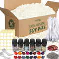 FUHITIM Soy Candle Wax Kit for Candle Making 10 lbs Bag, Premium Natural Soy by FUHITIM