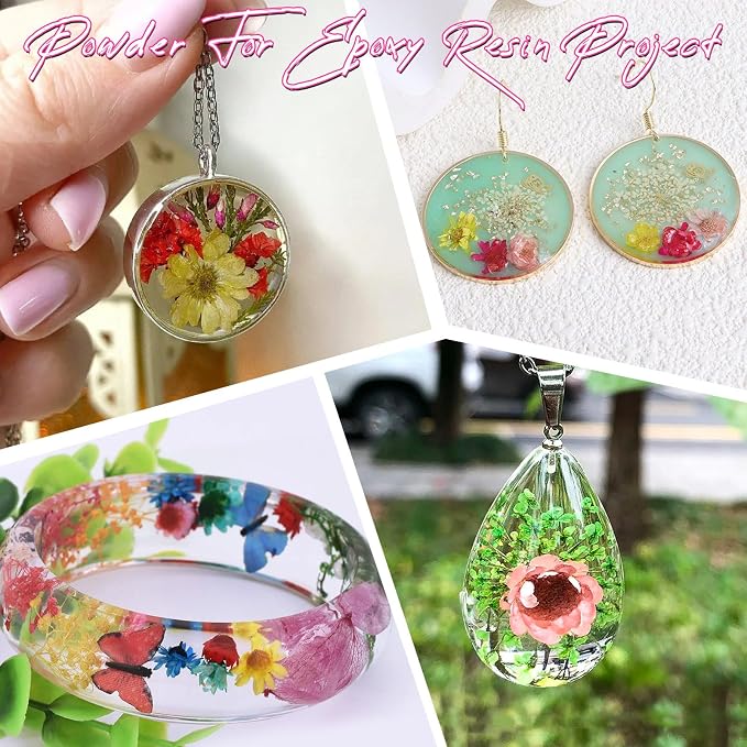 300 PCS Small Dried Flowers for Crafts - Image 3