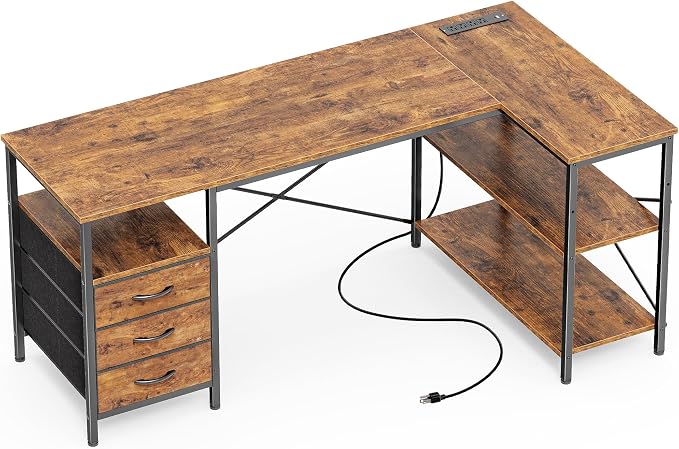 Huuger L Shaped Office Desk by Huuger
