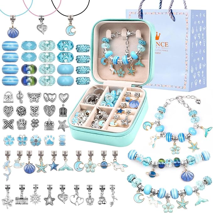 UFU Charm Bracelet Making Kit, Jewelry Making Kit Craft Gift by UFU