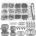 1130PCS Keychain Making Kit Jump Rings by BESARME