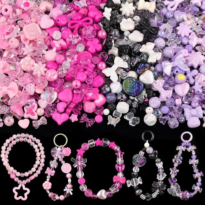 210-270PCS TINKRSTUFF Assorted Acrylic Beads by TINKRSTUFF