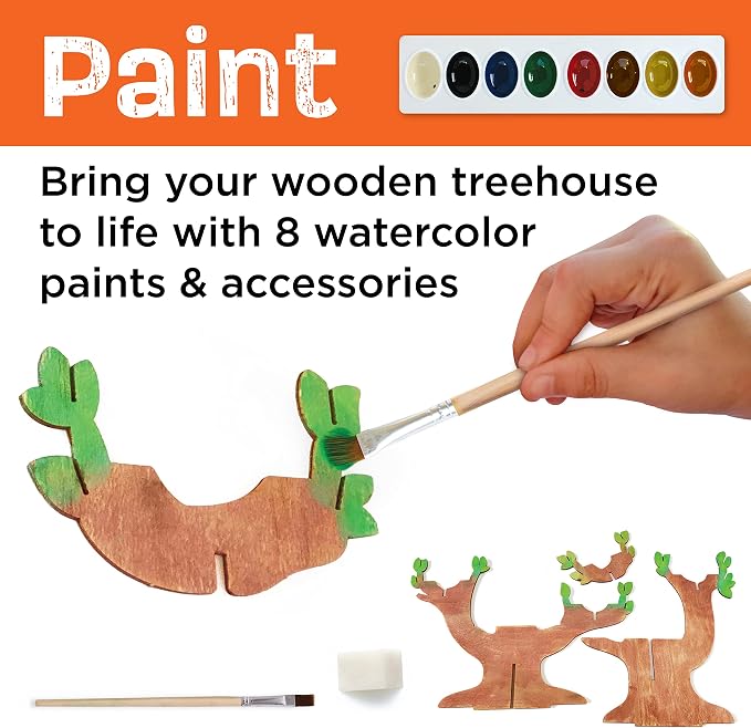Creativity for Kids Build and Grow Tree House Craft Kit - Image 4
