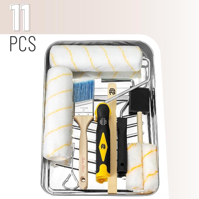 Bates- Paint Tray Set, Paint Roller Kit, Small Roller, Trays & Covers - Image 2