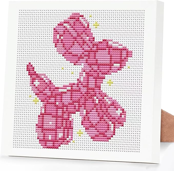 Tiwabb Cross Stitch Kits for Adults Beginners, Puppy Embroidery Kit for by DIYHomeDecor