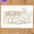 TIAMECH A4 Reusable Merry Christmas Stencil by TIAMECH