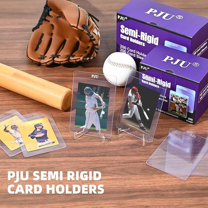 100ct Semi Rigid Card Holders & 100ct Card Sleeves - Image 4