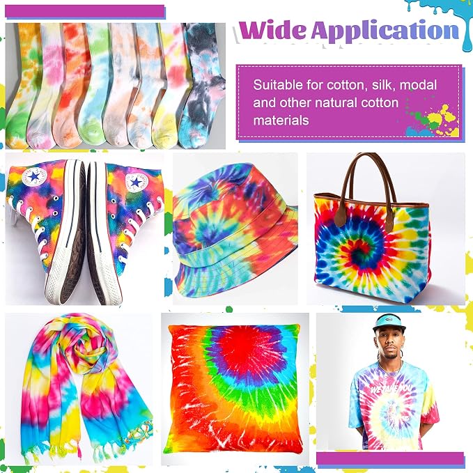 HTVRONT Tie Dye Kit for Large Groups, 20 Colors Tye Dye for Kids & Adults | - Image 3