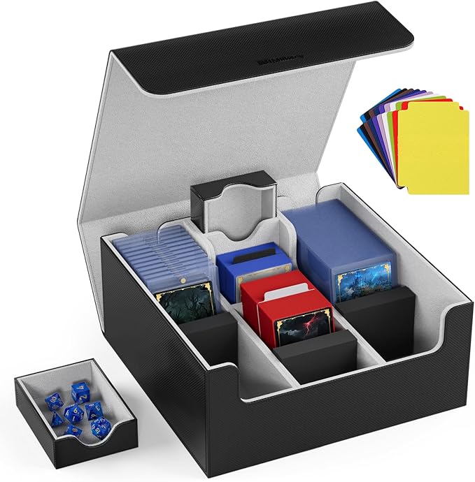 Mlikero Card Deck Case, Trading Card Storage Box by Mlikero