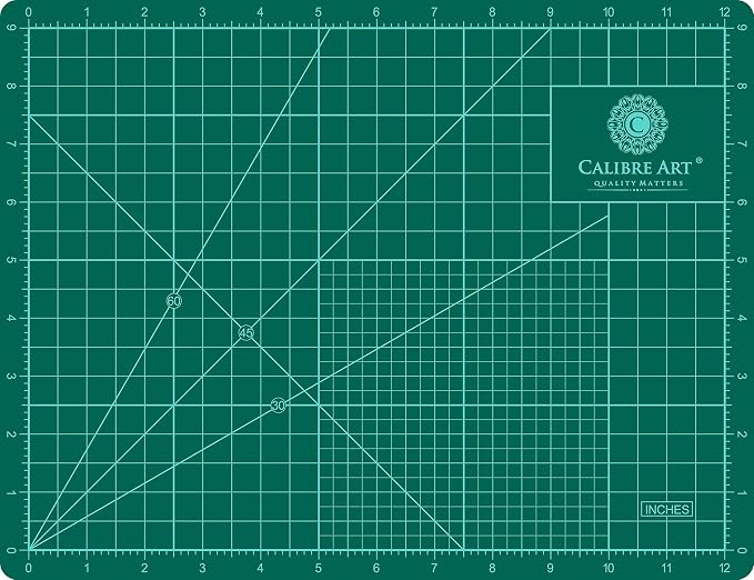 Self Healing Rotary Cutting Mat, Full 9x12 by Calibre+Art