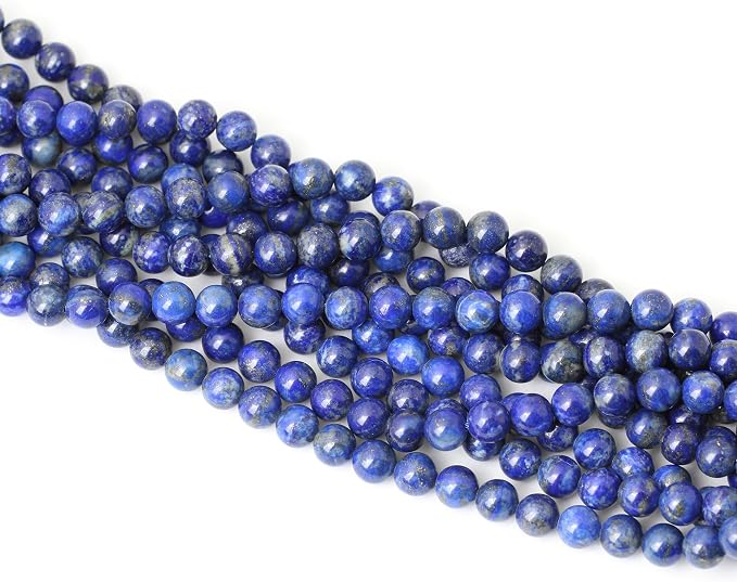 45PCS 8mm Natural Lapis Lazuli Gemstone Round Loose Beads - Image 4