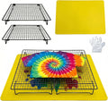 ZZOFSWORM Tie Dye Kit with 2 Adjustable Folding Racks, Non-Slip Silicone Pad & by ZZOFSWORMCOMPOSTERMOREWORM