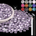 4000PCS 5mm Resin Rhinestones in Bulk, Bedazzling Flatback Crystals Rhinestones by BELLEBOOST