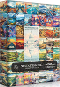 50 States & Washington, D.C. Jigsaw Puzzles by Unknown