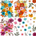 66Pcs Dried Pressed Flowers for Resin Molds, Soap Making by LUCISKY