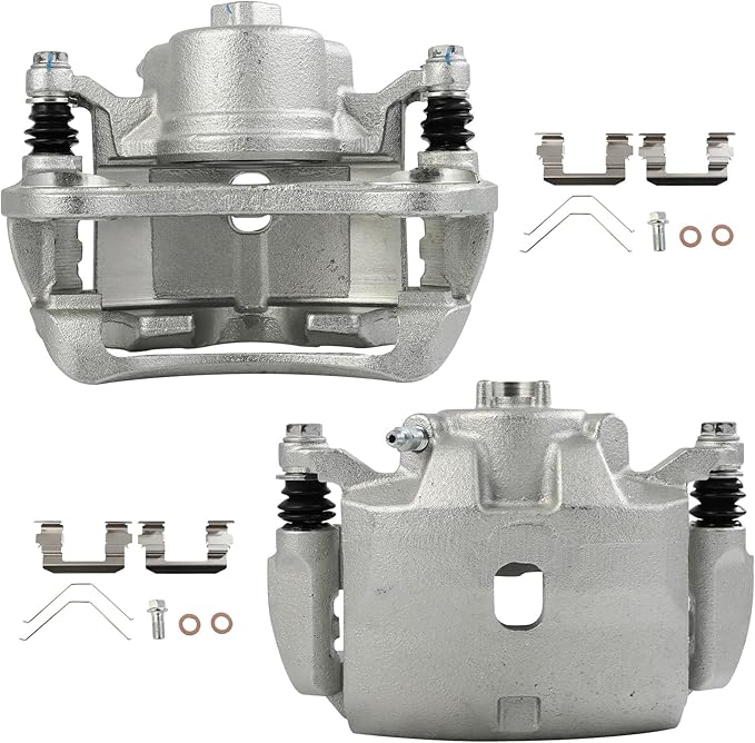 cciyu Front Left & Right Brake Calipers Assembly w/Bracket 19B2917 19B2916 2013 2014 2015 For Acura For ILX,2012 2013 2014 2015 For Honda For Civic,2005 2006 For Honda For CR-V