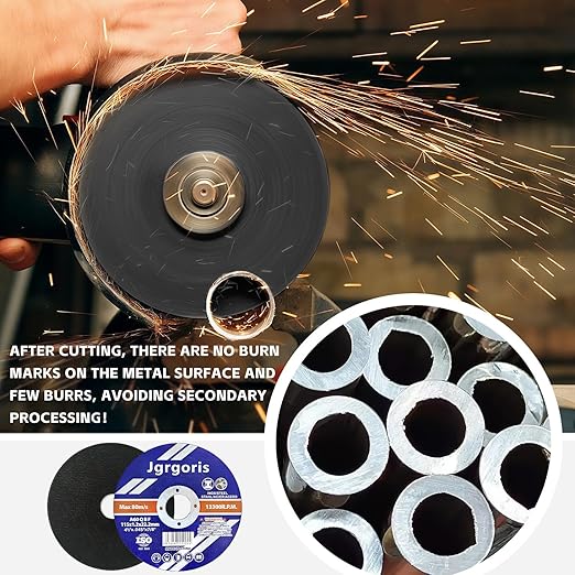 Cut Off Wheels 25 Pack, 4-1/2" x 3/64" x 7/8" for Metal & Stainless Steel, Angle Grinder Cutting Wheel, Precision Steel Cutting for Metalworking