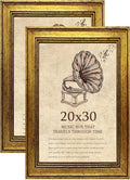 20x30 Picture Frame with Real Glass set of 2, Vintage Frames by TKYGU