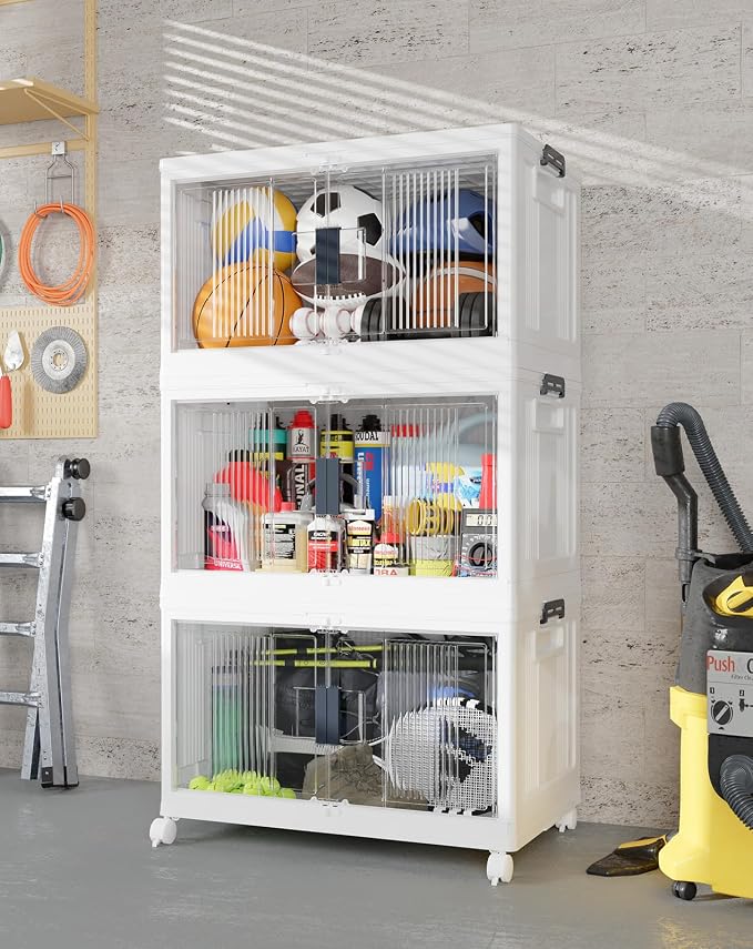 OlarHike 97QT Stackable Lockable Storage Bins by OlarHike