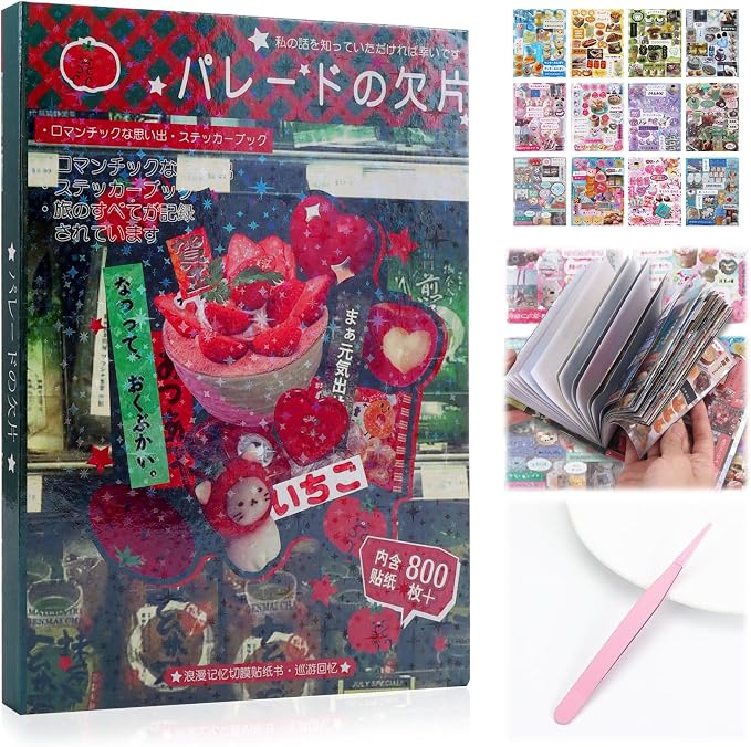 Tmtains 45 Sheets Japanese Sticker Book by Tmtains