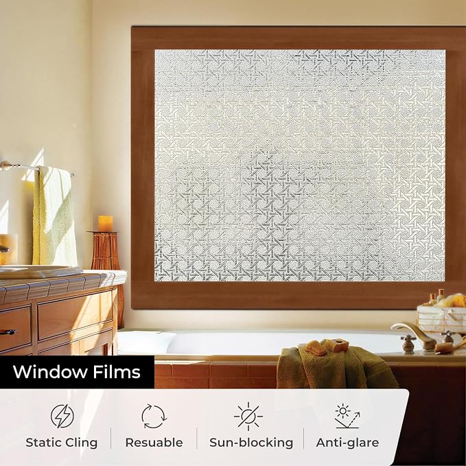 3D Stained Glass Window Film, Decorative Window Privacy Film - Image 3