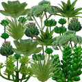 Succulents Plants Artificial, Mini Faux Succulents by Unknown