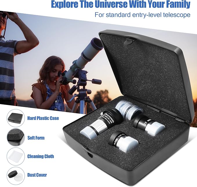 Astromania Telescope Eyepiece Set Accessory Kit - Image 7