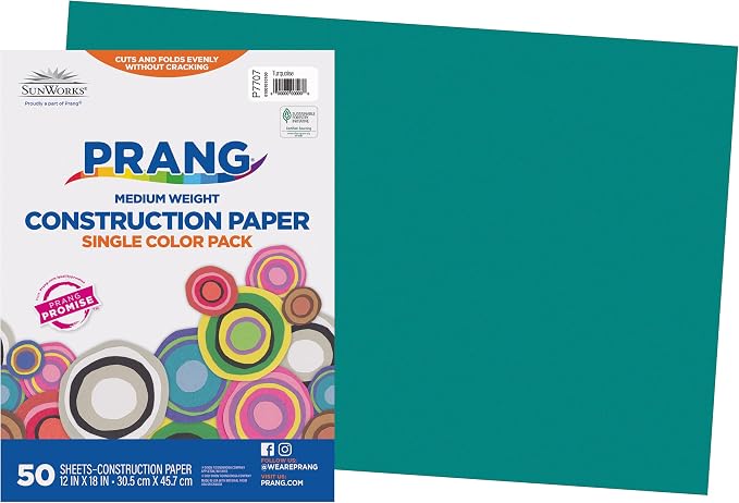 Prang Construction Paper, 50 Sheets by Prang